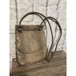 Studio Imports Animal Print Snakeskin Bag Crossbody